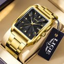 Relógio LIGE de Luxo de Quartzo com Cronógrafo