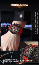 Relógio LIGE  luxo, à prova d'água de quartzo