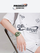 Relógio NAVIFORCE Led de Quartzo À Prova D 'Água pulseira de Silicone