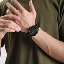 Relógio Naviforce premium pulseira de aço inoxidável