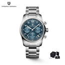 Relógios Pagani design relógios de quartzo em aço inoxidável automático em vidro de safira