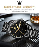 Relógio OLEVS Classic Gold  Luxo de Alta Qualidade  À Prova D'Água em Aço Inoxidável de Quartzo