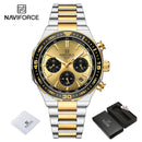Relógio de Pulso À Prova D 'Água NAVIFORCE Multifunções Masculino  de Luxo