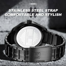 Relógio Naviforce premium pulseira de aço inoxidável