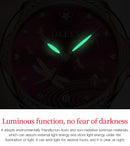 Relógio Olevs  automático de luxo, pulseira de cerâmica, à prova d'água, luminoso, design de libélula, feminino