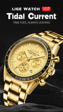 Relógio masculino de quartzo Lige