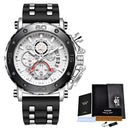 Relógio LIGE marca de luxo novo modelo masculino