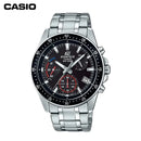 Relógio Casio com Cronógrafo em Aço Inoxidável Multifuncional