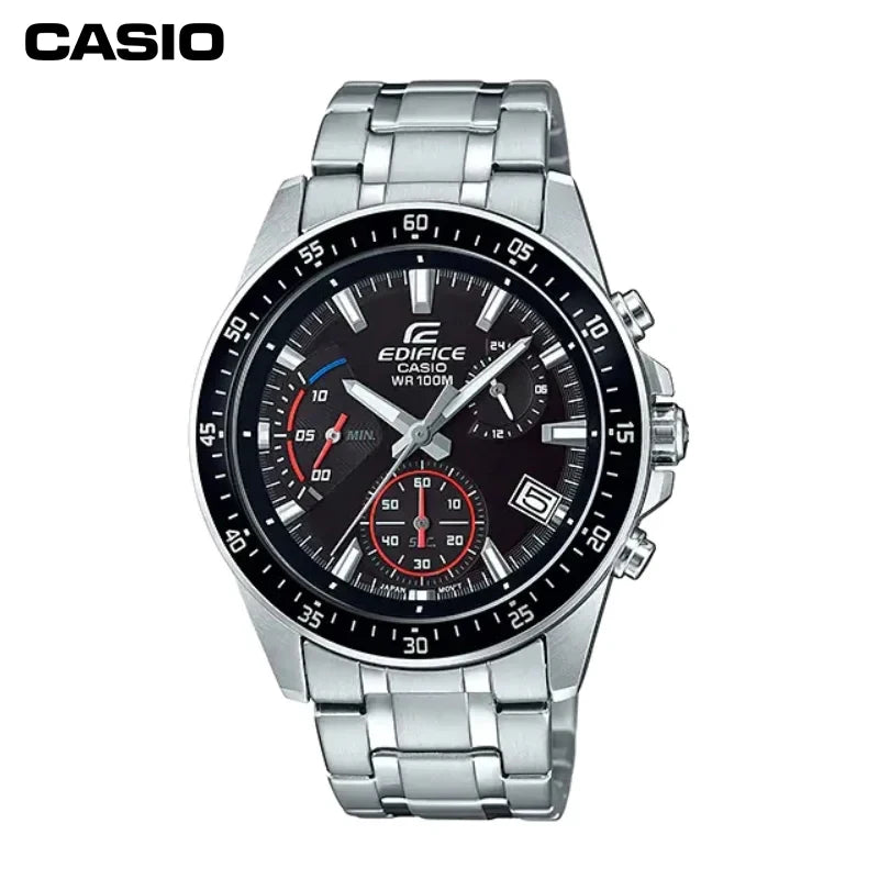 Relógio Casio com Cronógrafo em Aço Inoxidável Multifuncional