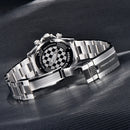 Relógio Pagani design v2  de quartzo com cronógrafo e vidro de safira