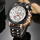 Relógio LIGE marca de luxo novo modelo masculino