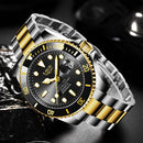 Relógio LIGE modelo de Luxo de Quartzo