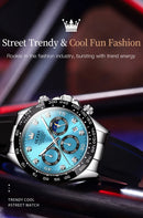 OLEVS Relógio Masculino de Luxo Quartzo à Prova D'água