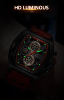 Relógio LIGE  luxo, à prova d'água de quartzo