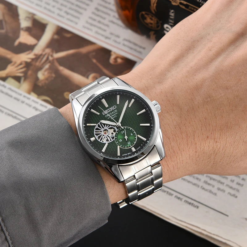 Relógio Seiko Precision Presage Series Oco Automático Mecânico