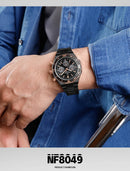 Relógio de Pulso À Prova D 'Água NAVIFORCE Multifunções Masculino  de Luxo