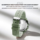 Relógio NAVIFORCE Led de Quartzo À Prova D 'Água pulseira de Silicone