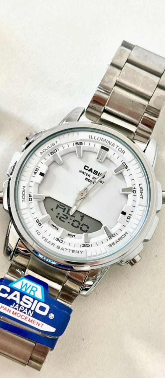 Relógio CASIO modern luxury de quartzo
