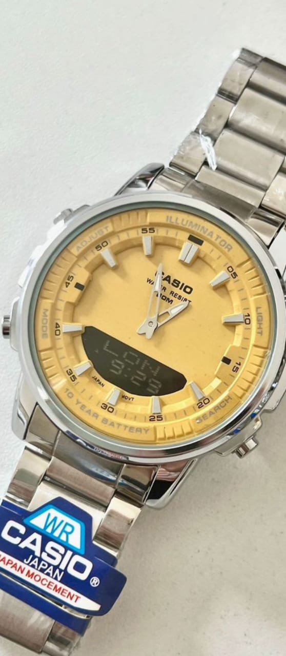 Relógio CASIO modern luxury de quartzo