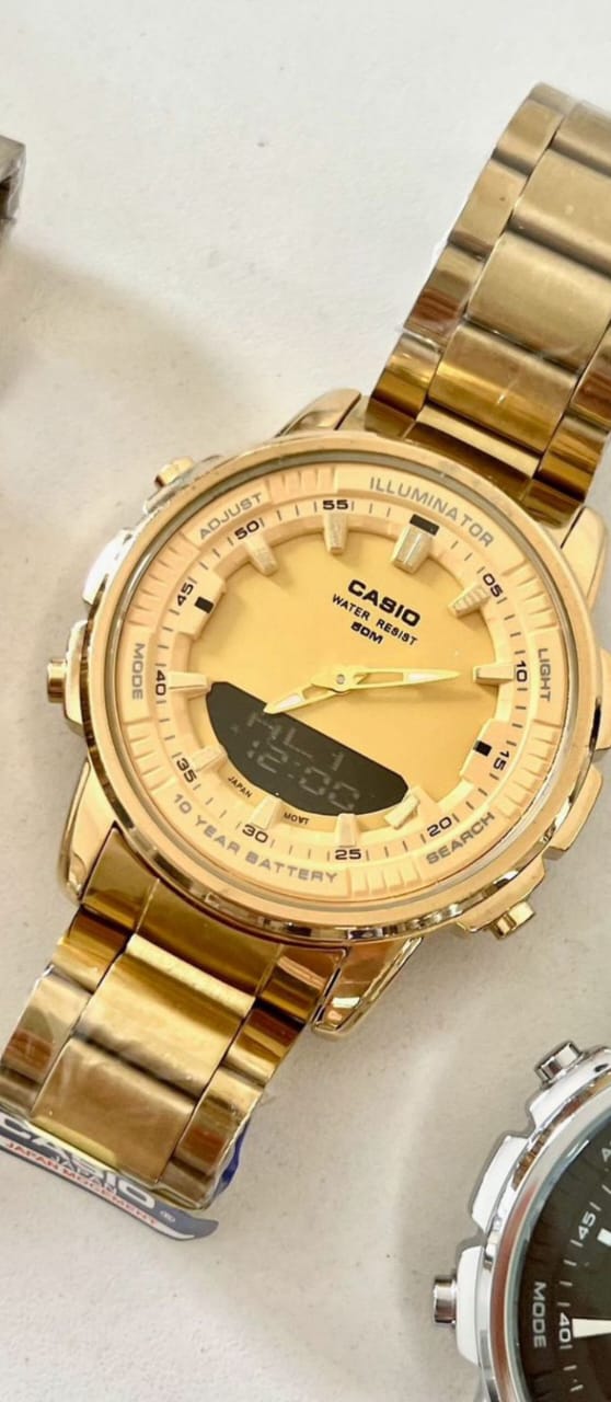 Relógio CASIO modern luxury de quartzo