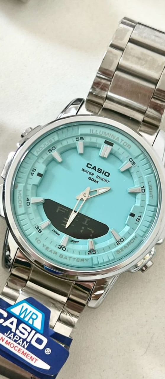 Relógio CASIO modern luxury de quartzo